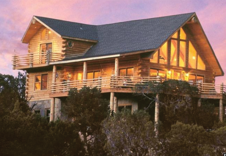 Beautiful Log Cabin House